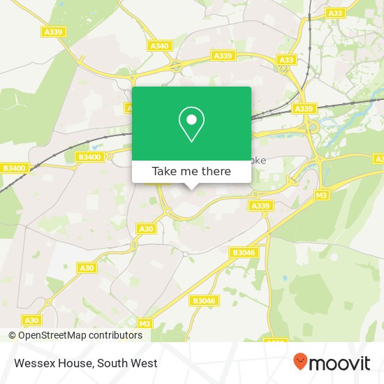 Wessex House map