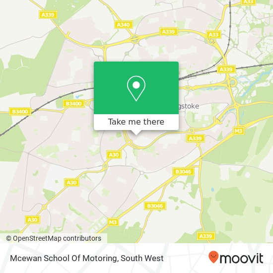 Mcewan School Of Motoring map