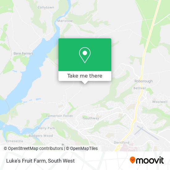 Luke's Fruit Farm map