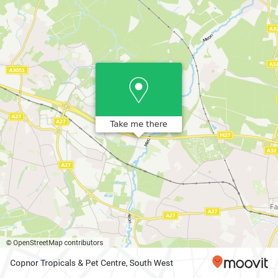 Copnor Tropicals & Pet Centre map