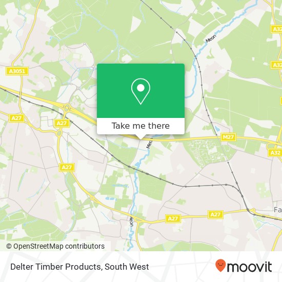 Delter Timber Products map