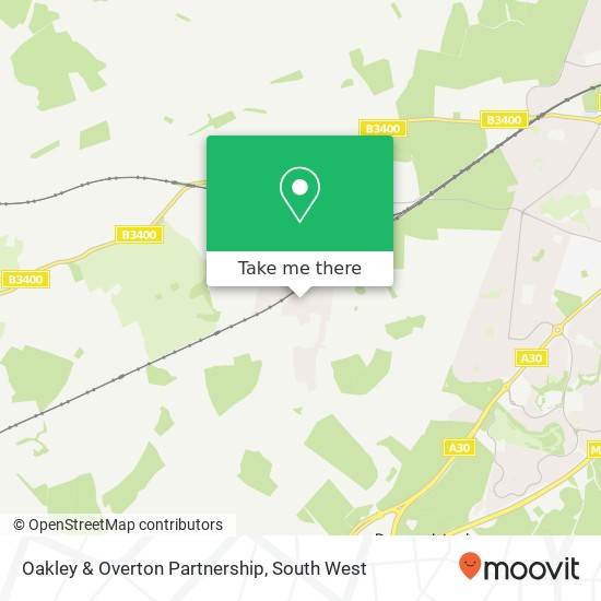 Oakley & Overton Partnership map