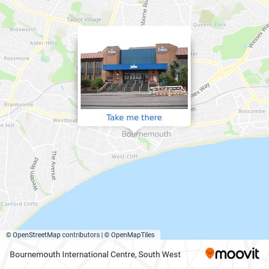 Bournemouth International Centre map