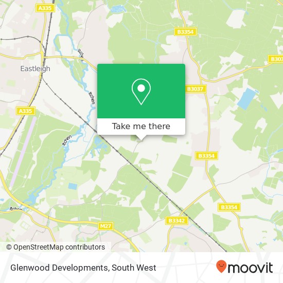 Glenwood Developments map