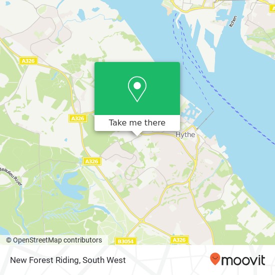 New Forest Riding map