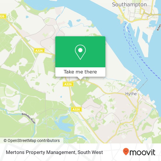 Mertons Property Management map