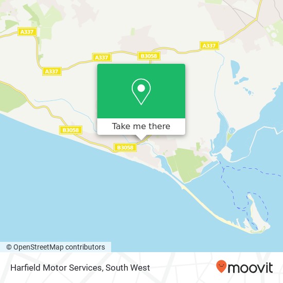 Harfield Motor Services map