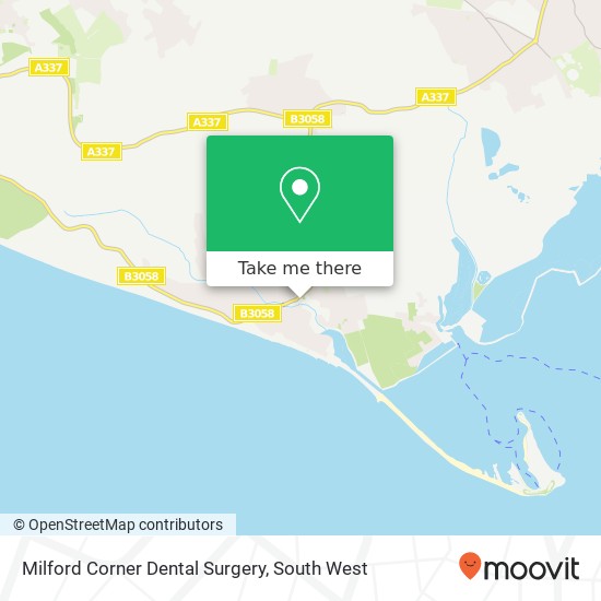 Milford Corner Dental Surgery map