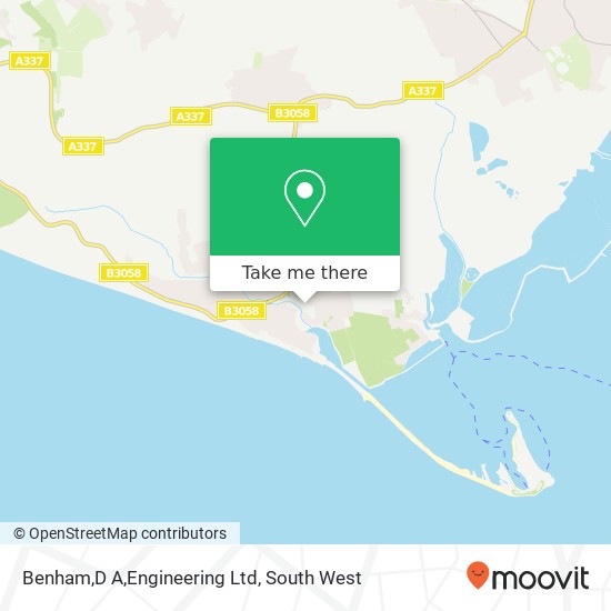 Benham,D A,Engineering Ltd map