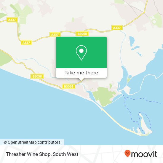 Thresher Wine Shop map