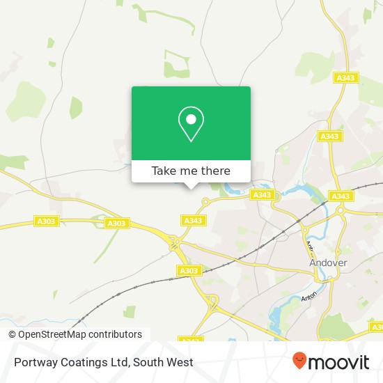 Portway Coatings Ltd map