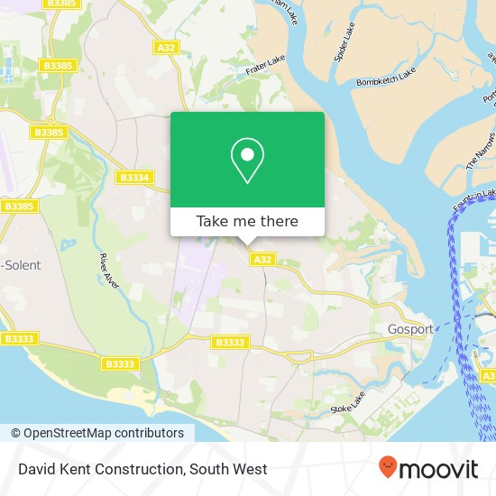 David Kent Construction map