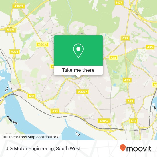 J G Motor Engineering map