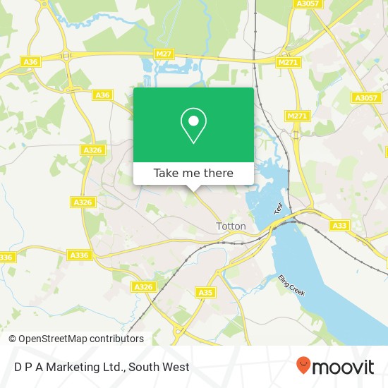 D P A Marketing Ltd. map