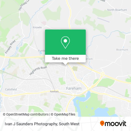 Ivan J Saunders Photography map