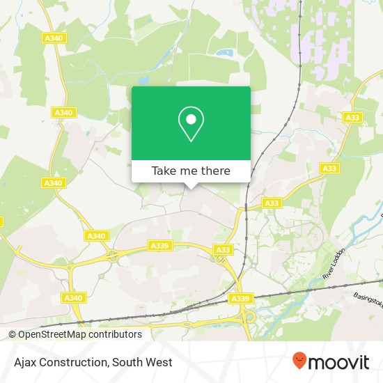 Ajax Construction map