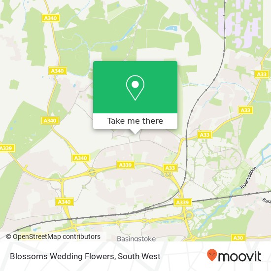 Blossoms Wedding Flowers map