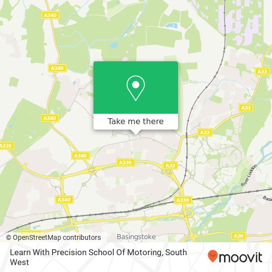 Learn With Precision School Of Motoring map