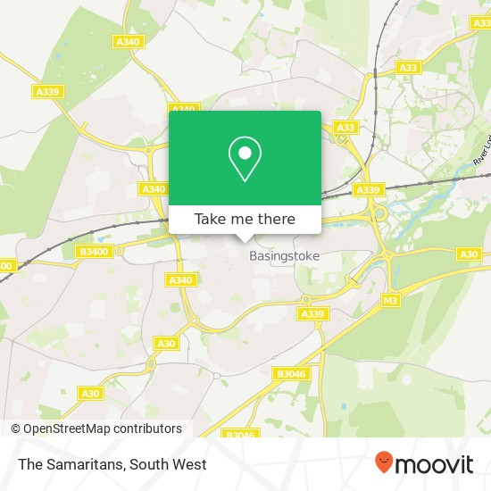 The Samaritans map
