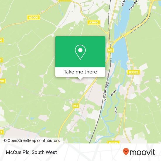 McCue Plc map