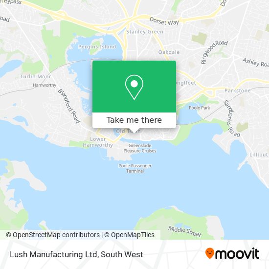 Lush Manufacturing Ltd map