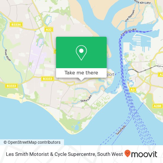 Les Smith Motorist & Cycle Supercentre map