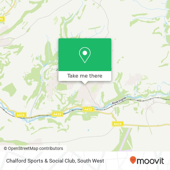 Chalford Sports & Social Club map