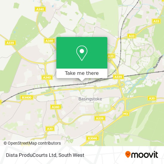 Dista ProduCourts Ltd map