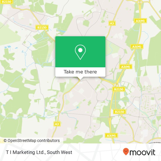 T I Marketing Ltd. map
