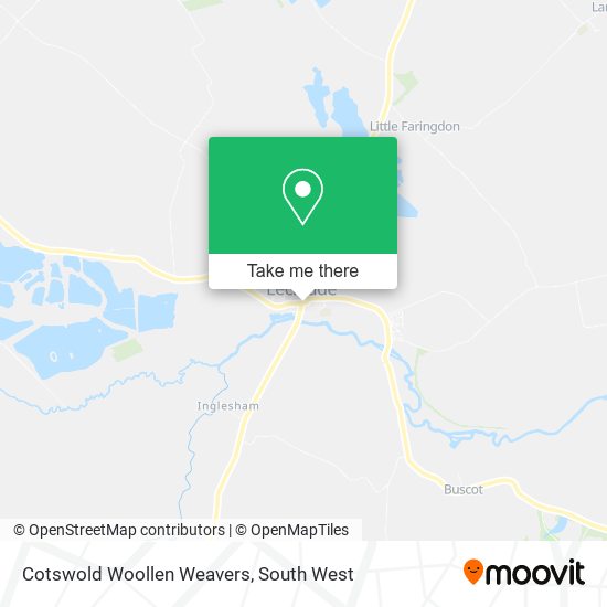 Cotswold Woollen Weavers map