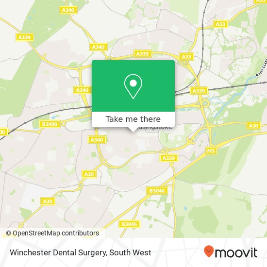 Winchester Dental Surgery map