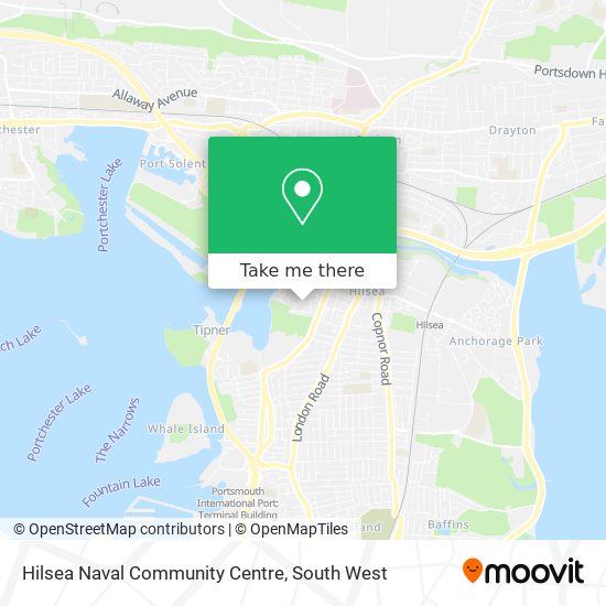 Hilsea Naval Community Centre map