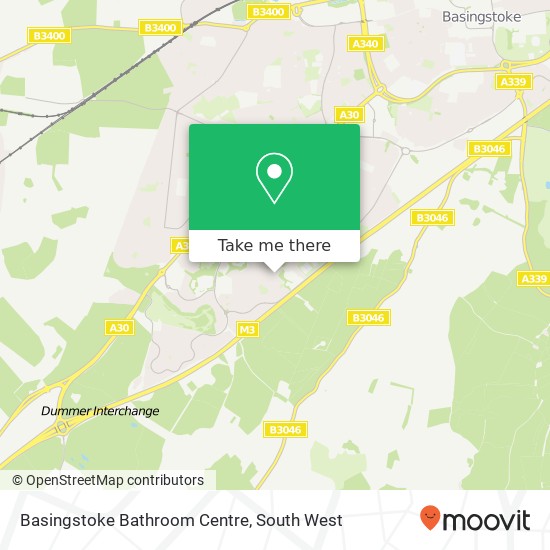 Basingstoke Bathroom Centre map