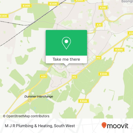 M J R Plumbing & Heating map