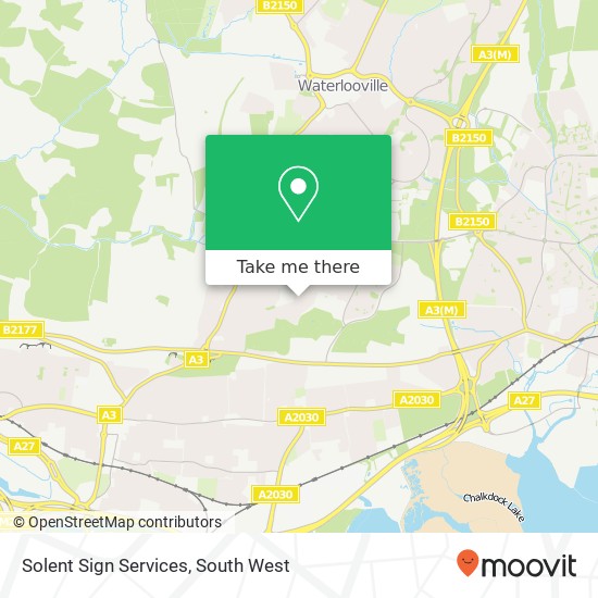 Solent Sign Services map