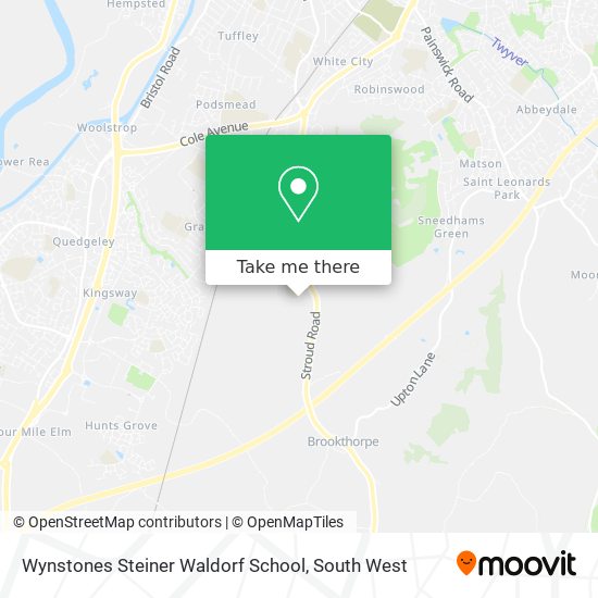 Wynstones Steiner Waldorf School map
