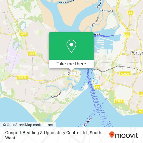 Gosport Bedding & Upholstery Centre Ltd. map