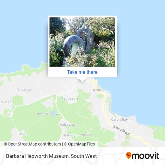 Barbara Hepworth Museum map