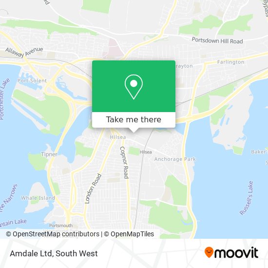 Amdale Ltd map
