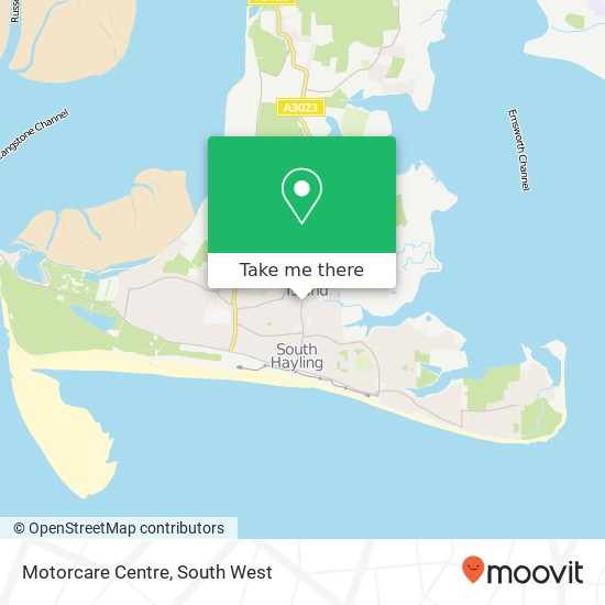 Motorcare Centre map