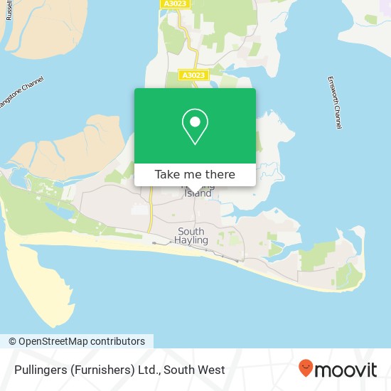 Pullingers (Furnishers) Ltd. map