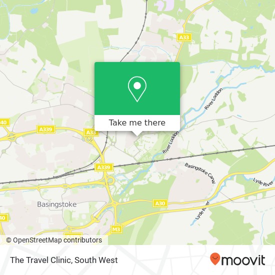 The Travel Clinic map