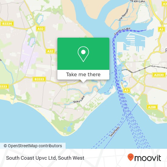 South Coast Upvc Ltd map
