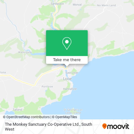 The Monkey Sanctuary Co-Operative Ltd. map