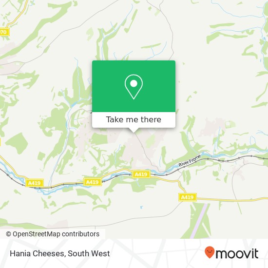 Hania Cheeses map