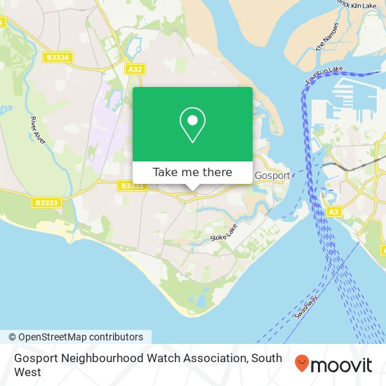 Gosport Neighbourhood Watch Association map