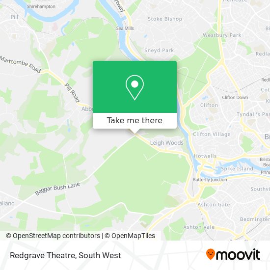 Redgrave Theatre map