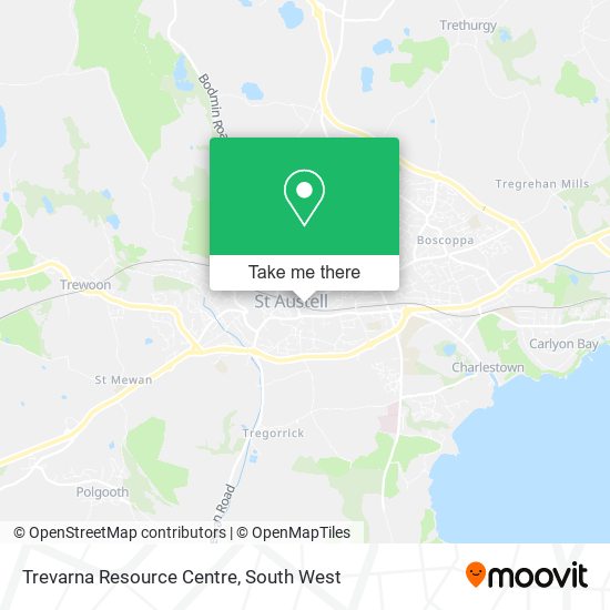 Trevarna Resource Centre map