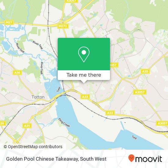 Golden Pool Chinese Takeaway map