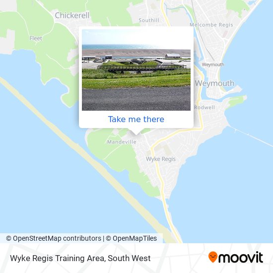 Wyke Regis Training Area map